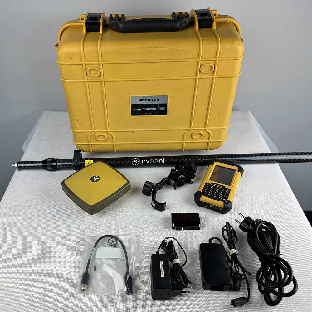 Odbiornik GNSS Topcon HiPer SR + Kontroler FC-336 – Rok produkcji: 2015