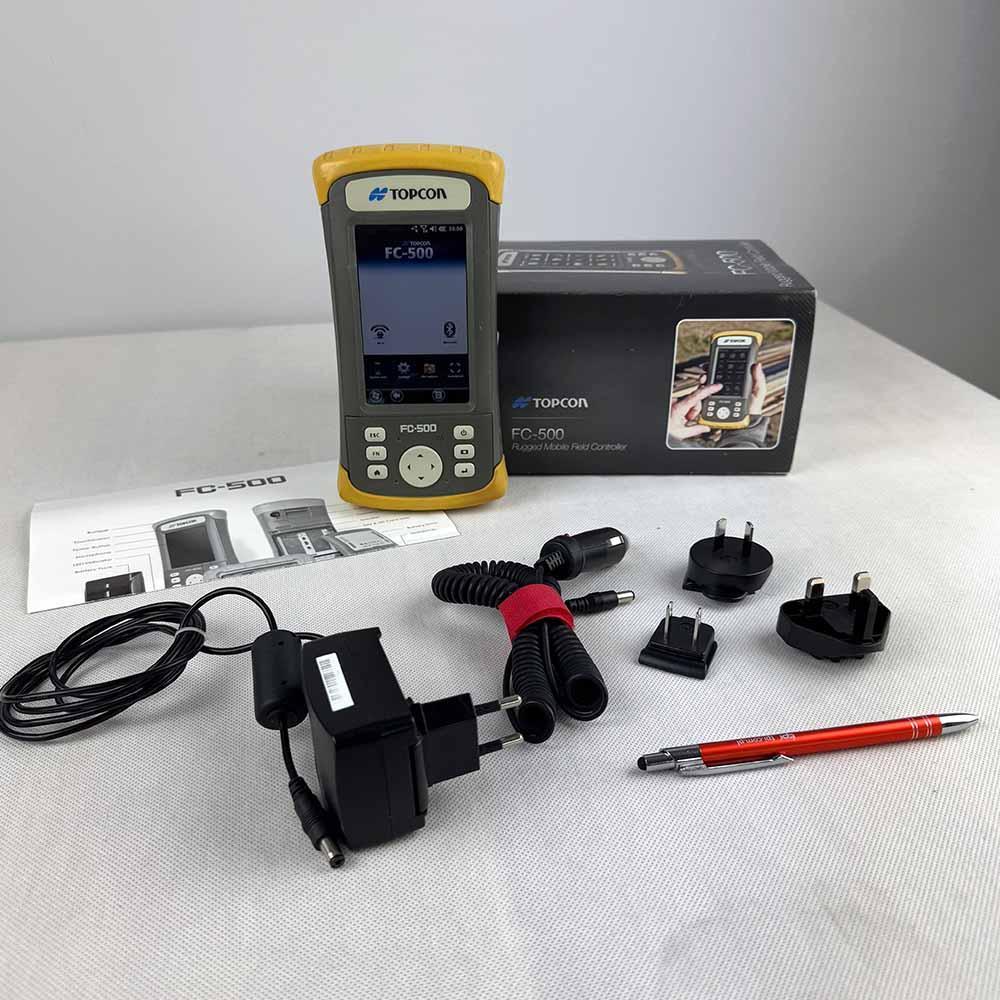 Zestaw GNSS Odbiornik Topcon HiPer SR rok prod. 2014 + Kontroler FC-500 rok prod. 2015 z Magnetem 5.2