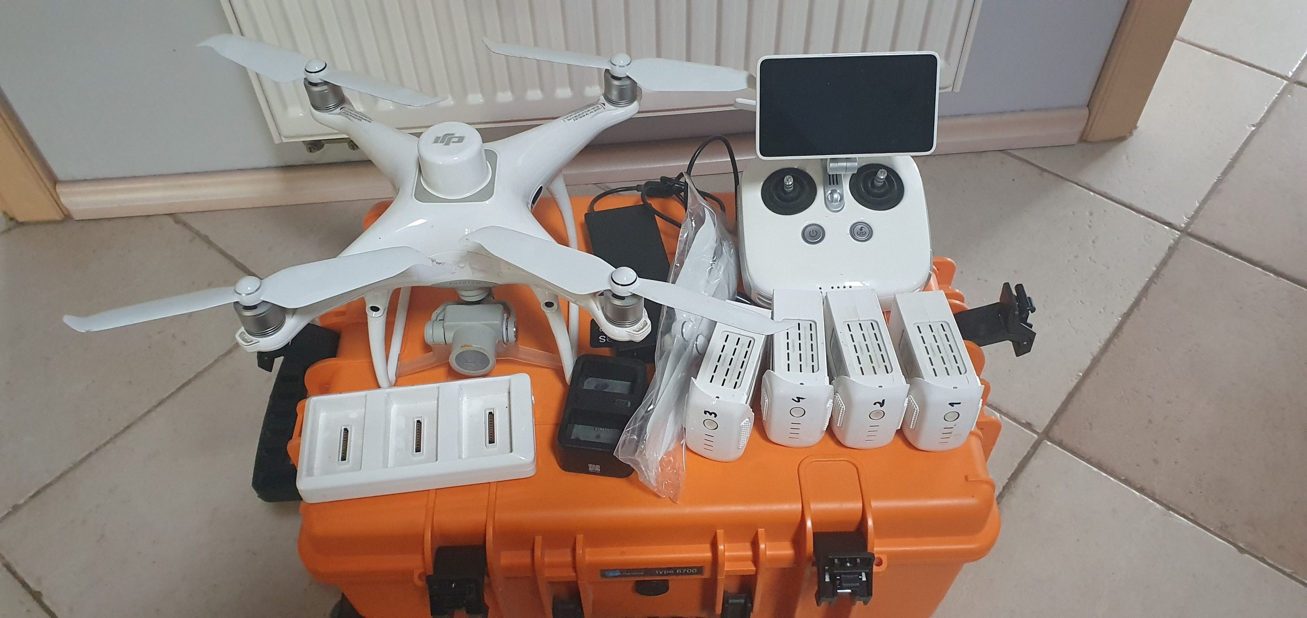 DJI Phantom 4 RTK + waliza B&W