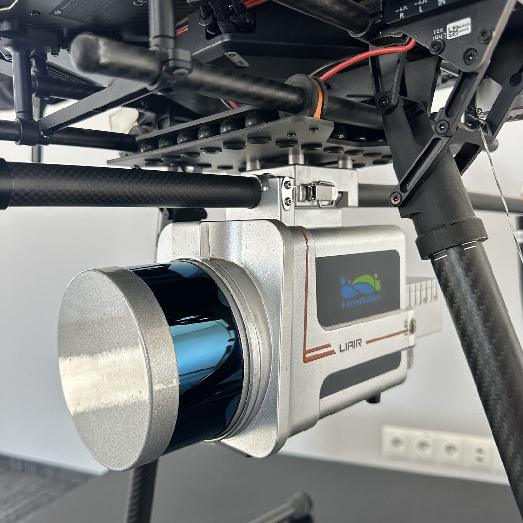 Popokazowy DJI M600 PRO + GVI S50 Lidar Scanner