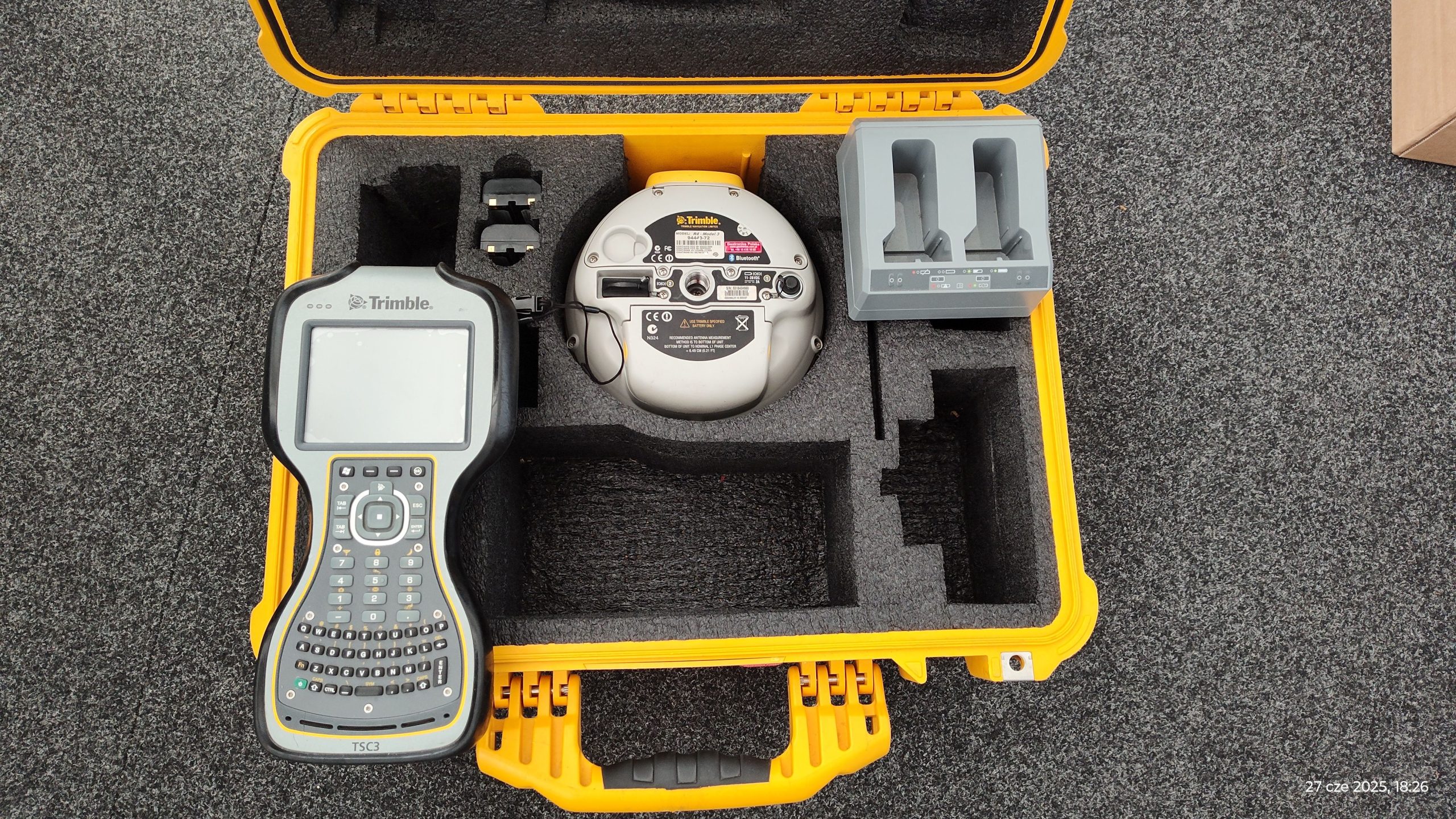 Zestaw pomiarowy Trimble R4-3 + kontroler Trimble TSC3