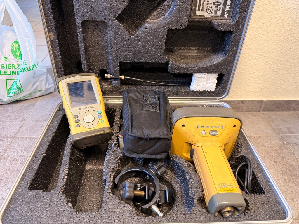 Odbiornik Topcon GR-5 z kontrolerem FC-200 – sprzedam