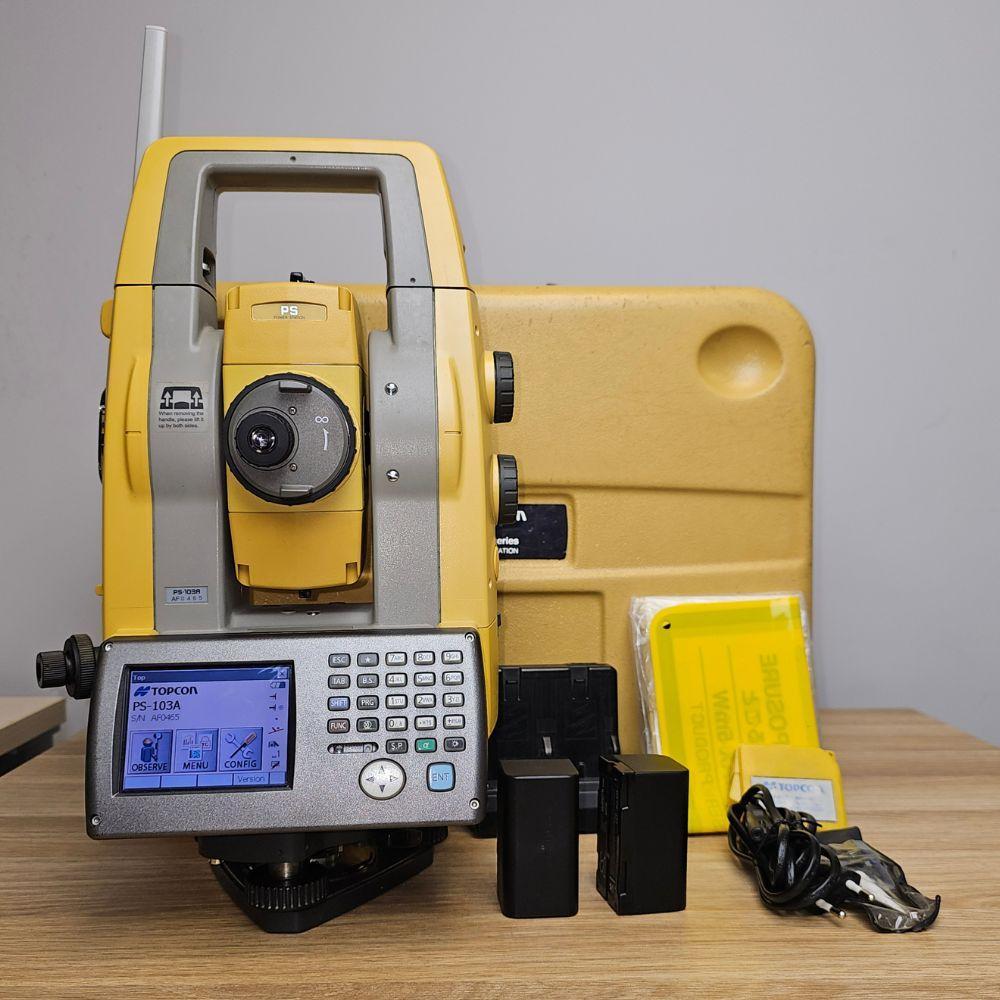 Topcon PS-103A + FC-5000 – zestaw jednoosobowy gotowy do pracy/one-man station