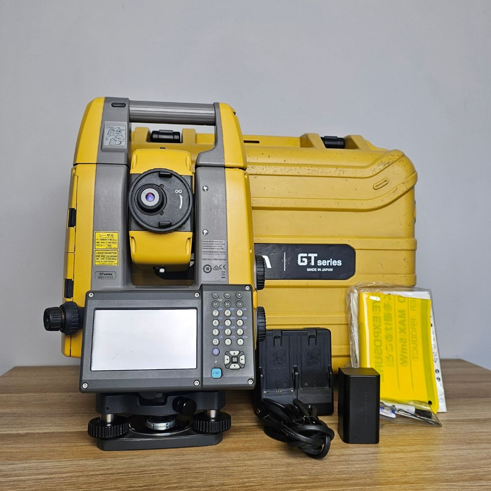 Topcon GT-1003 + HiPer VR + FC-5000 – zestaw hybrydowy (tachimetr + GNSS)