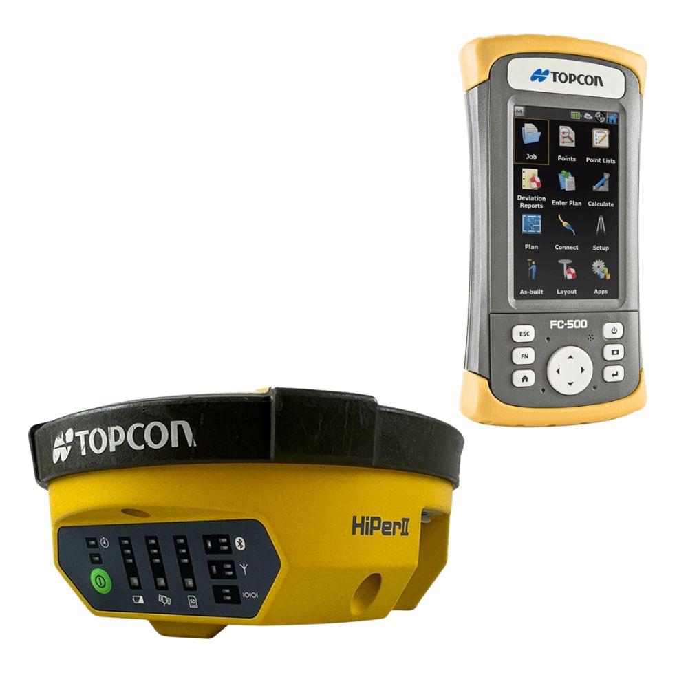 Odnowiony zestaw GNSS Topcon Hiper II + kontroler FC-500