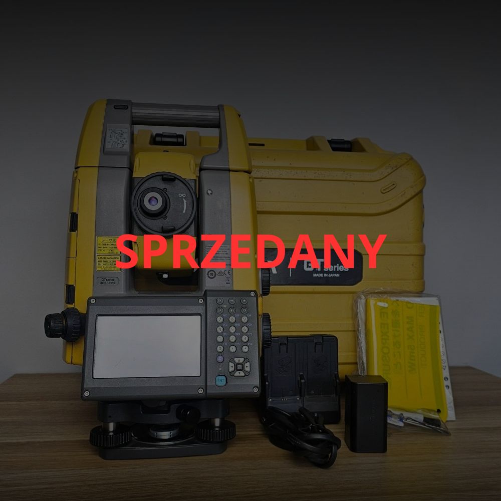 Topcon GT-1003 + HiPer VR + FC-5000 – zestaw hybrydowy (tachimetr + GNSS)