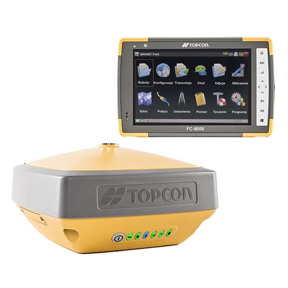 Odnowiony zestaw GNSS Topcon HiPer VR + kontroler FC-6000