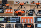 Yuneec H520 + E90 — ST16S, 4 akumulatory, SkyRC Q200, FV