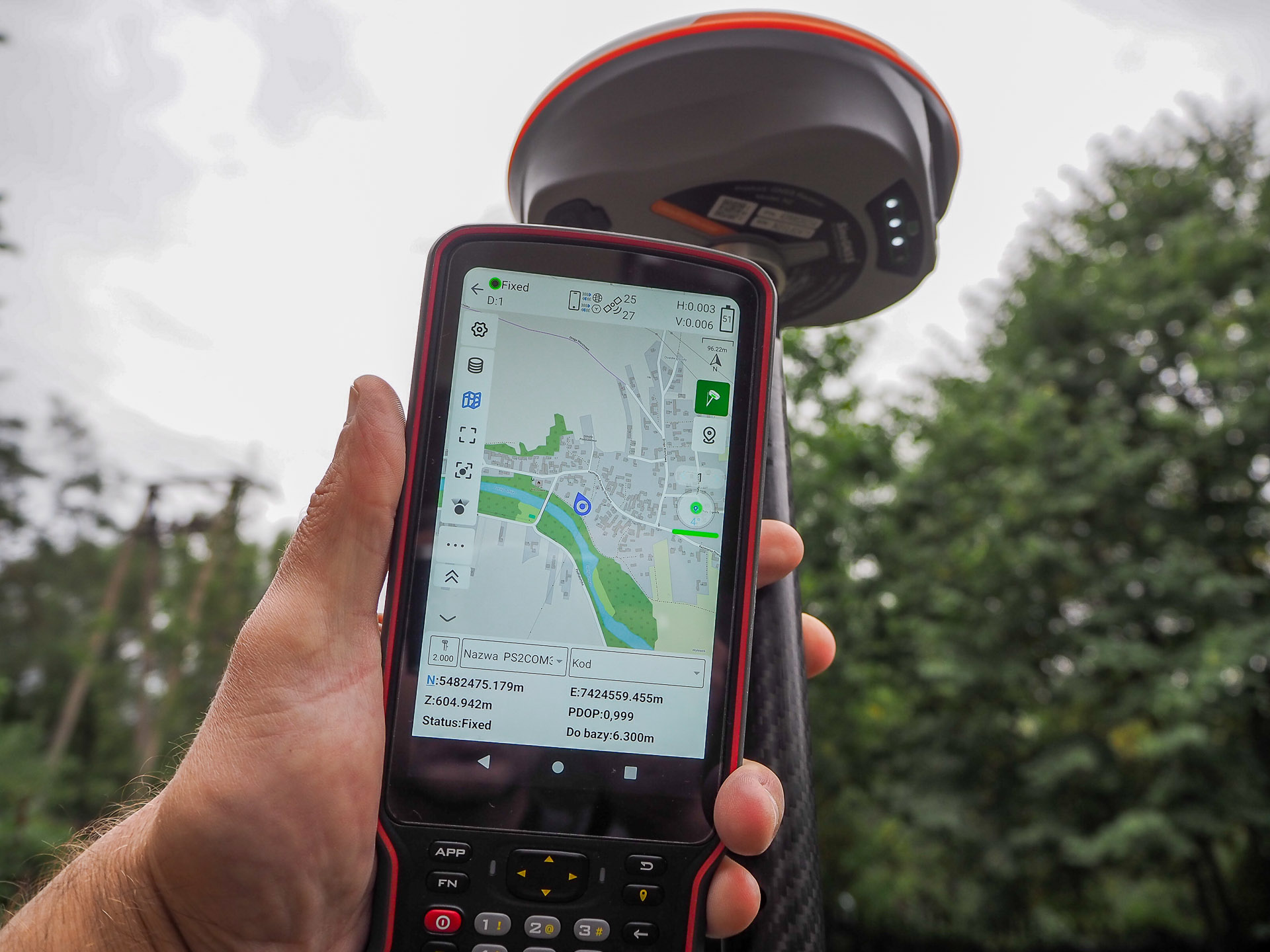 Odbiornik zestaw gnss geodezyjny ComNav N2 Palm – jak nowy